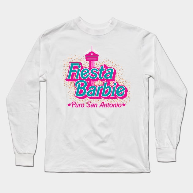 Fiesta Girl Puro San Antonio Long Sleeve T-Shirt by TheCraftyDrunkCo